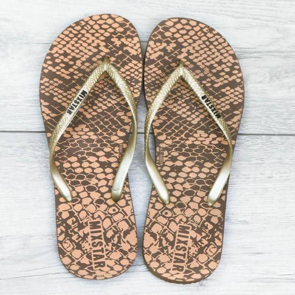 Women's FlipFlops - NT8003 Brown