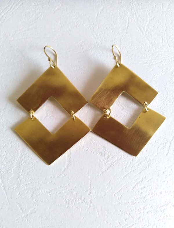 Brass Earring - Ayannah