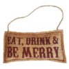 Ass Jute Hanging Xmas Signs