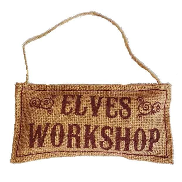 Ass Jute Hanging Xmas Signs - Image 2