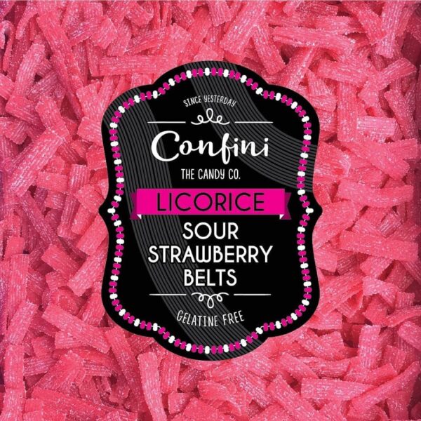 Pouch 75g - Sour strawberry belt