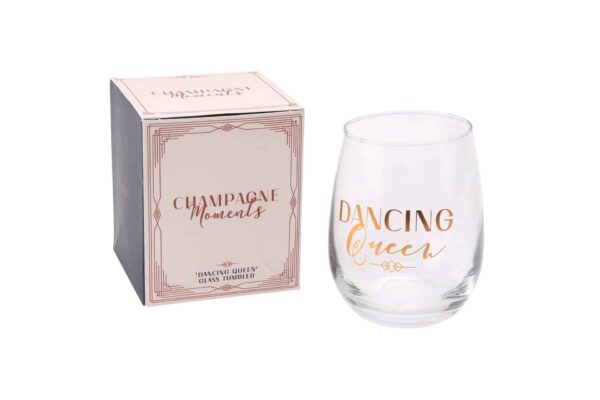 'Dancing Queen' Glass Tumbler
