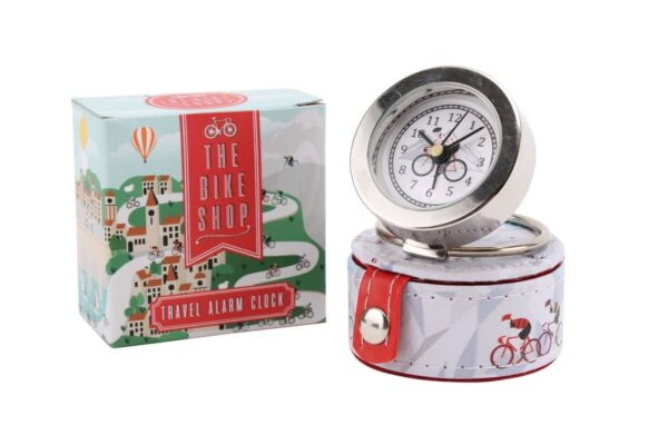 The Bike Shop Travel Alarm Clock