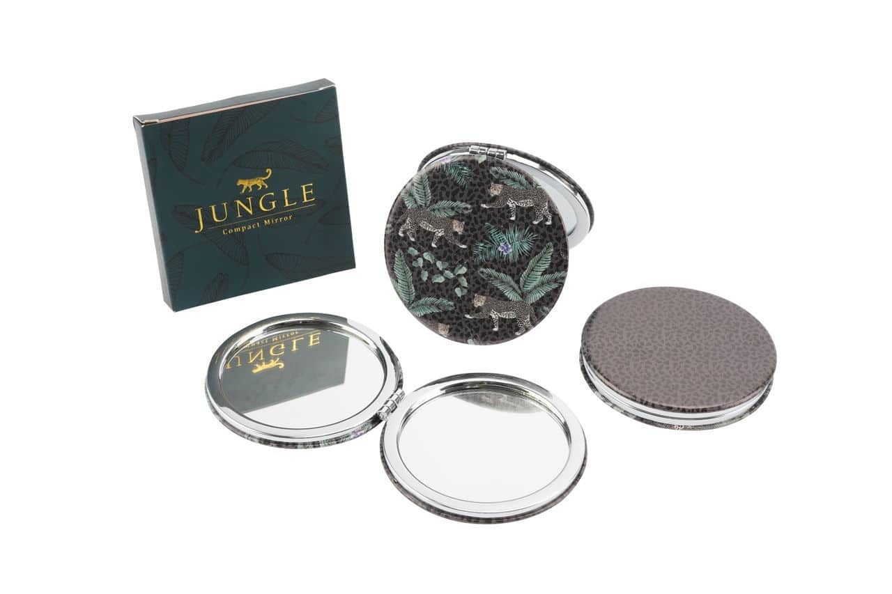 Jungle Leopard Compact Mirror