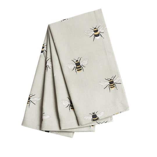 Napkins (Set Of 4) - Bees