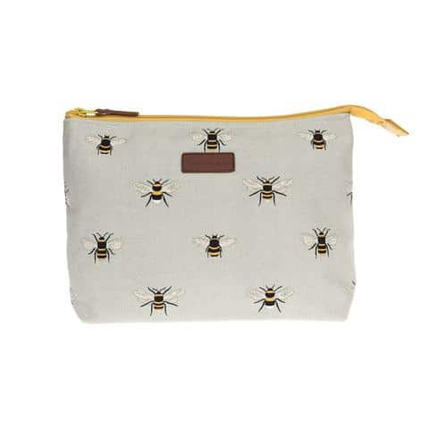 Canvas Wash Bag - Large - Bees