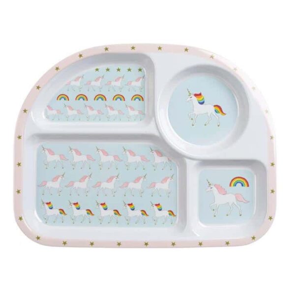 Melamine Divider Plate - Unicorn