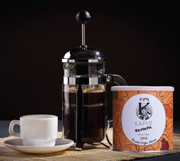 Ethiopian Coffee Tin Can - Beans/ Dark Roast