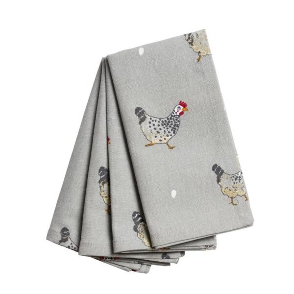 Napkins Set Of 4-Chicken