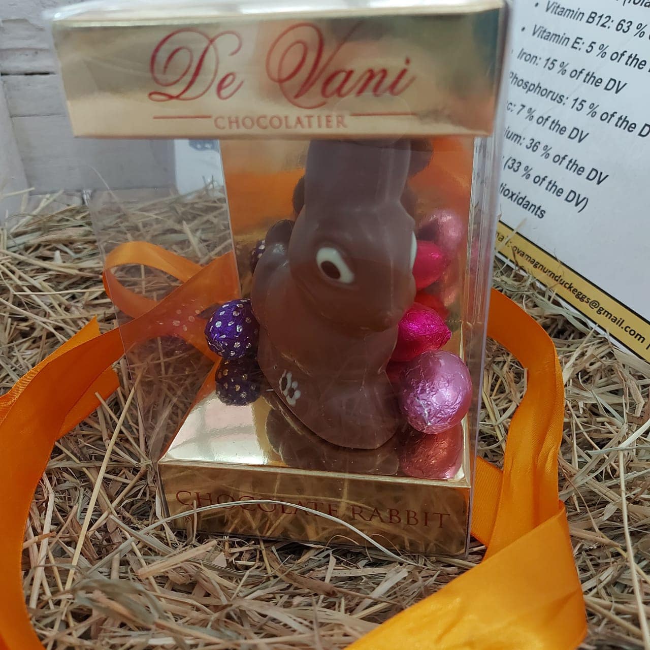 Chocolate Rabbit in a Gold Box - Image 3