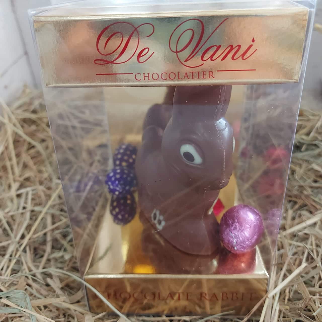 Chocolate Rabbit in a Gold Box - Image 2