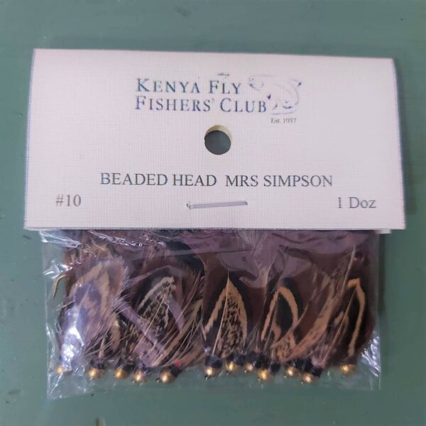 Fishing Flies - Beaded Head Mrs. Simpson