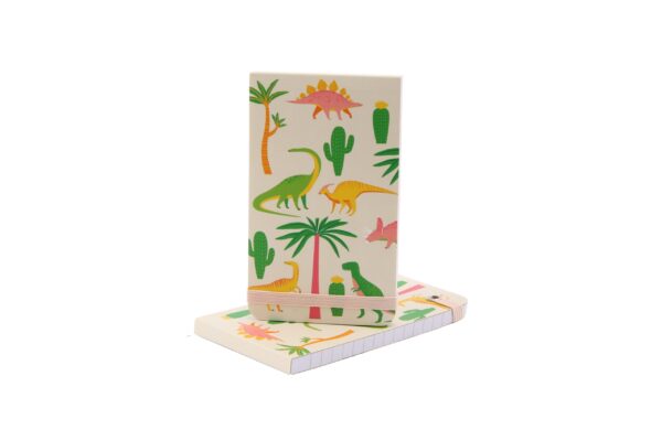 Dinosauria Cream Pattern Notepad