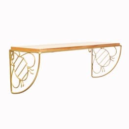 Gold Bee Bracket Shelf