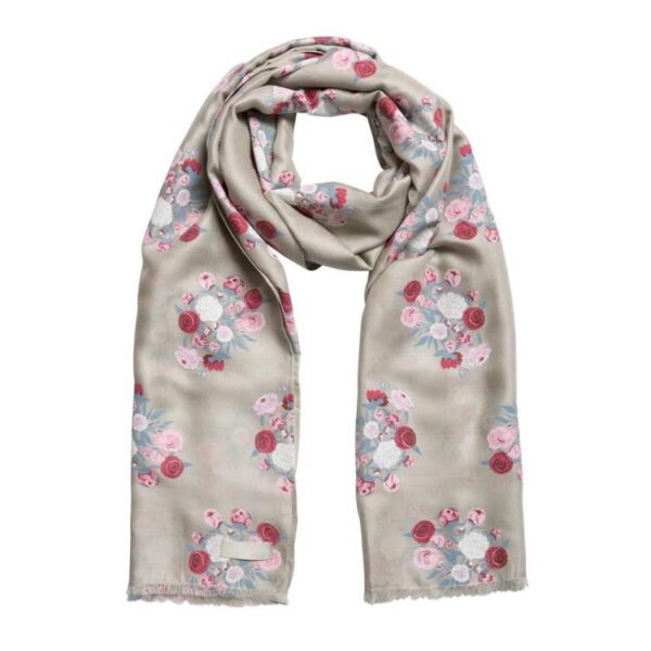 Printed Scarf Peony