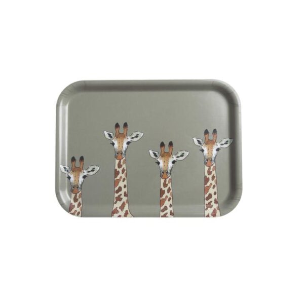Printed Tray Small Zsl Giraffe