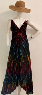 Cotton tie-dye dress - Long