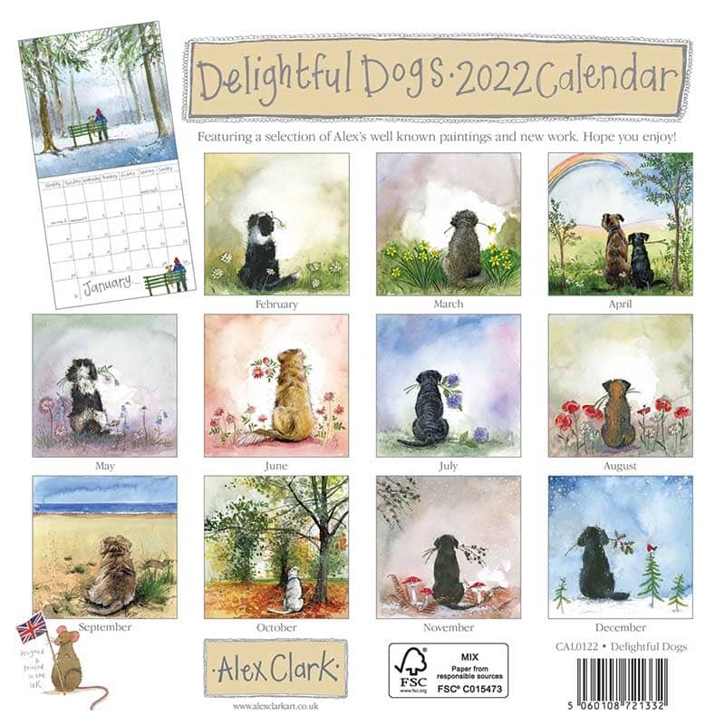 Delightful Dogs 2022 Square Calendar