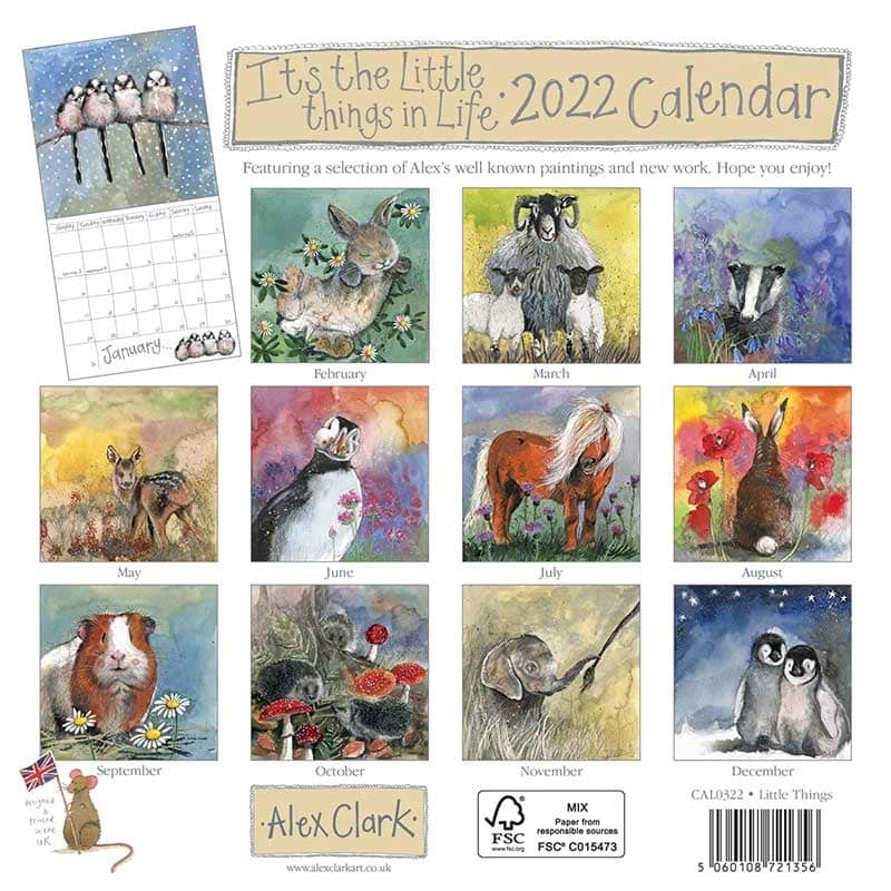 Little Things 2022 Square Calendar - Image 2