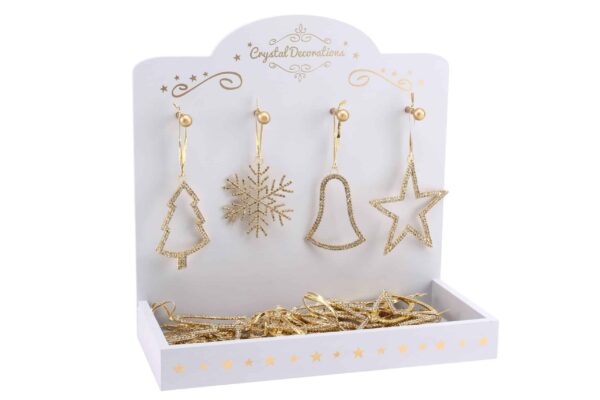 Gold Crystal Hanger