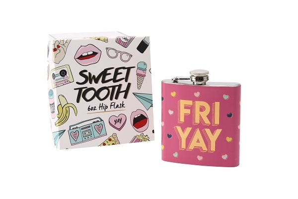 Sweet Tooth 'Fri Yay' Hip Flask