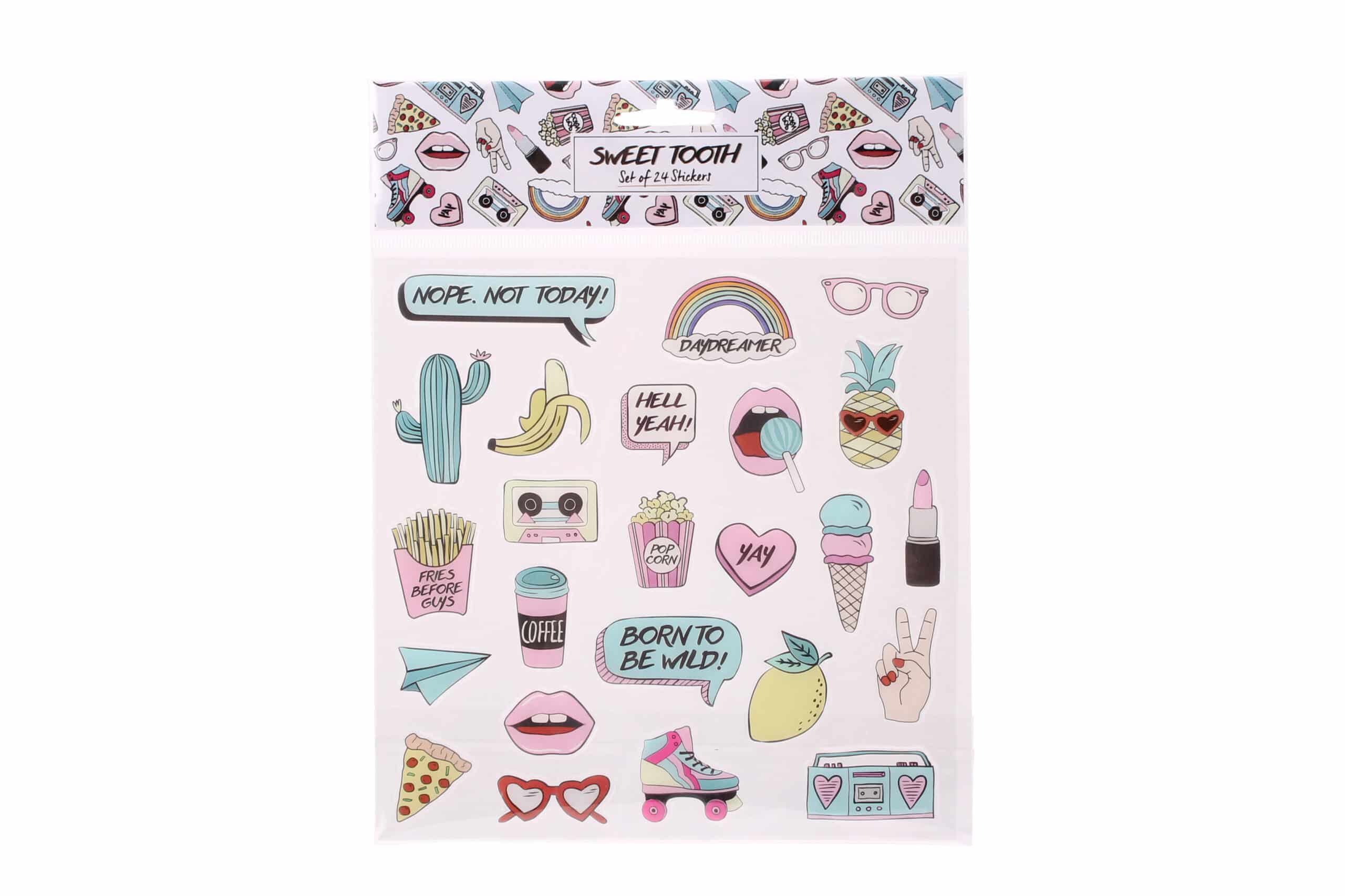 Sweet Tooth Stickers Set of 24