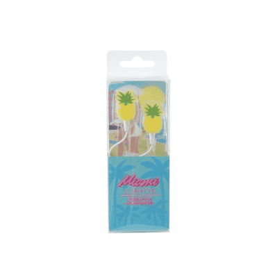 Miami Lights Pineapple Headphones
