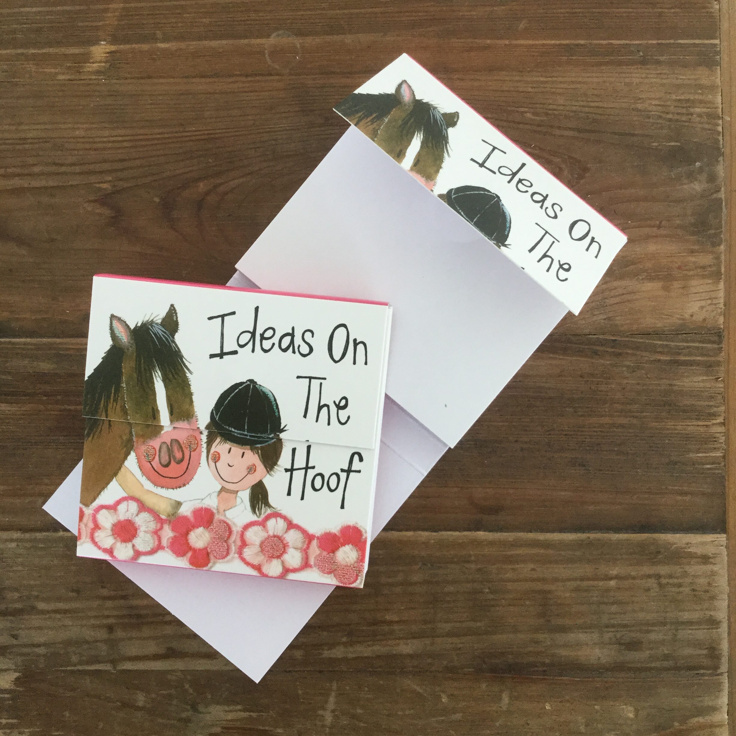 Horse And Rider Mini Magnetic Notepad - Image 2