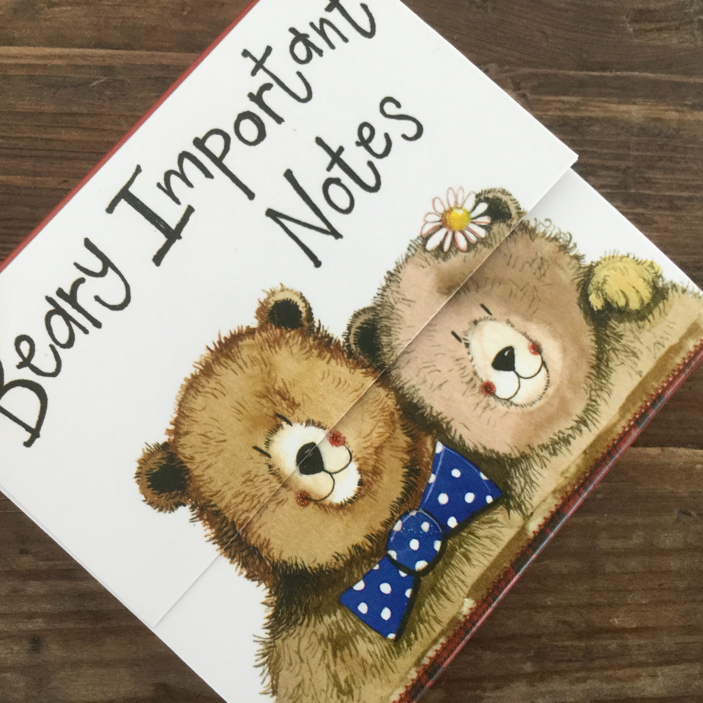 Spotty Scarf Mini Magnetic Notepad - Image 3