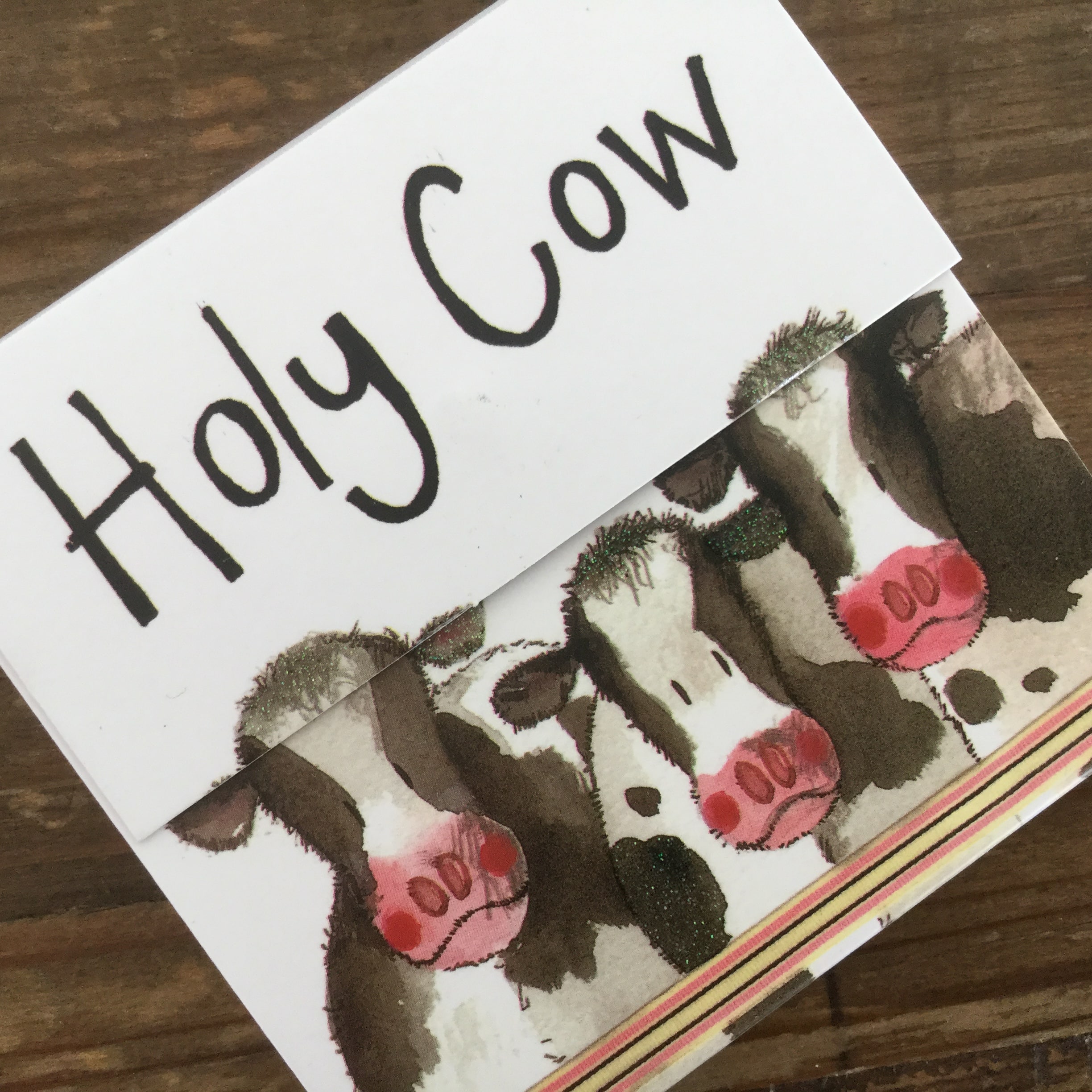 Holy Cow Mini Magnetic Notepad - Image 3