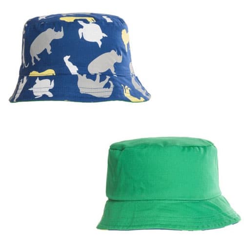 Boys Reversible Animal Print Bush Hat