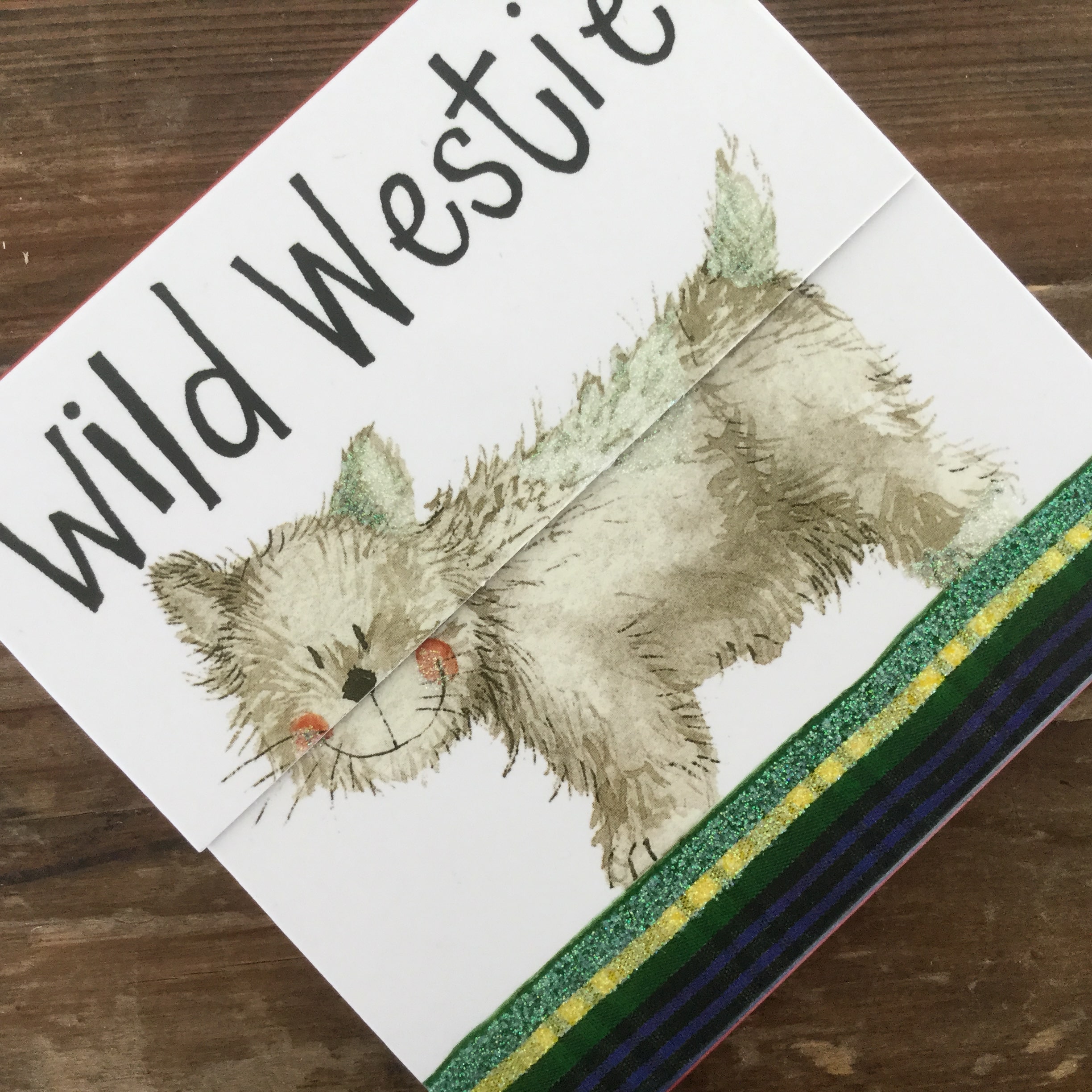 Wild Westie Mini Magnetic Notepad - Image 3