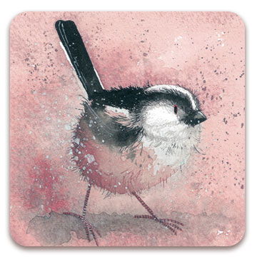 Long Tailed Tit Coaster