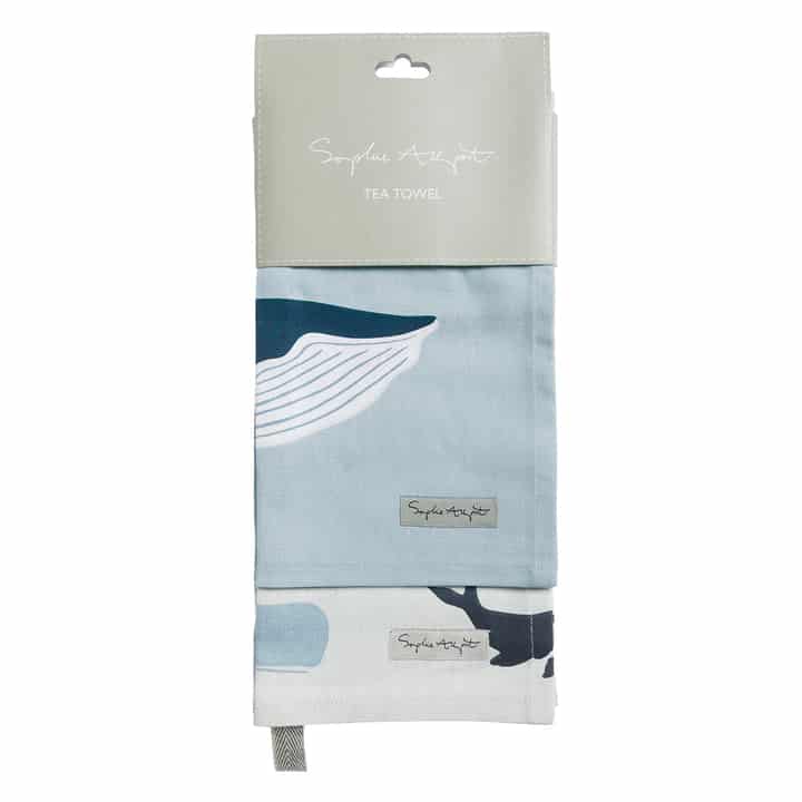 Tea Towel - Set of 2 - Whales