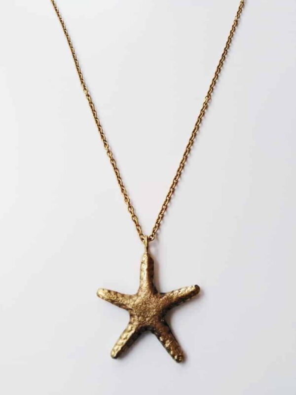 Necklace -Brass Starfish