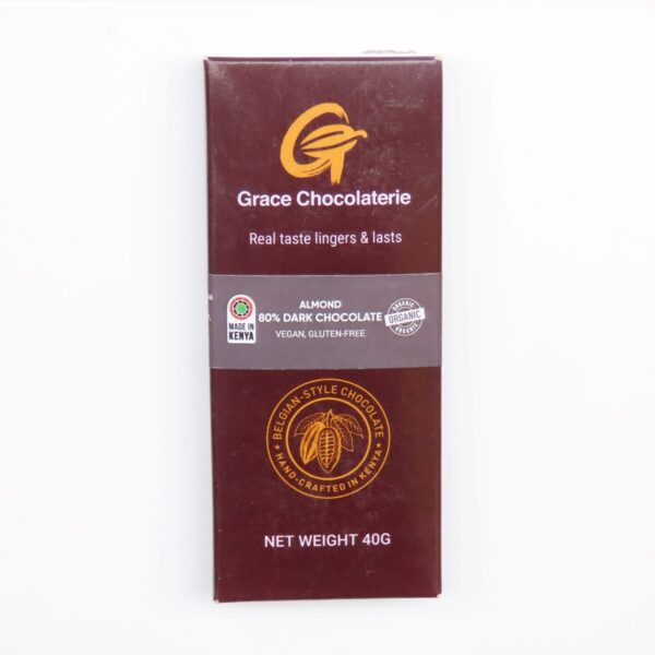 Chocolate - 80% Dark Uganda Almonds