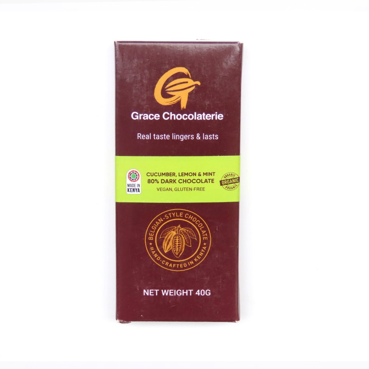 Chocolate - 80% dark - Uganda/ Cucumber,Lemon,Mint