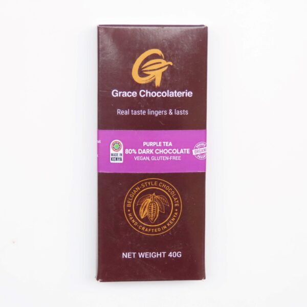 Chocolate - 80% dark - Uganda/ Purple tea