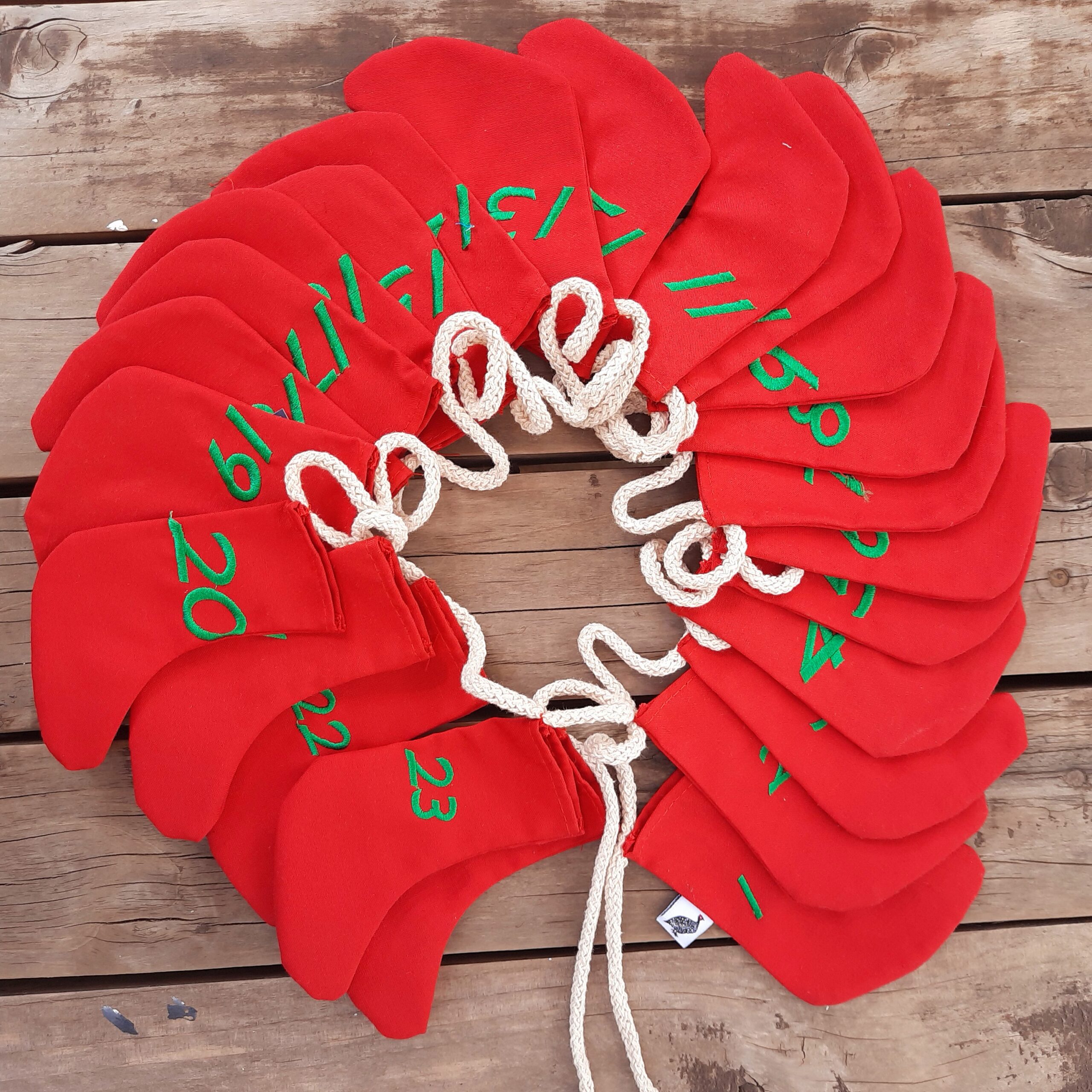 Christmas Advent Bunting