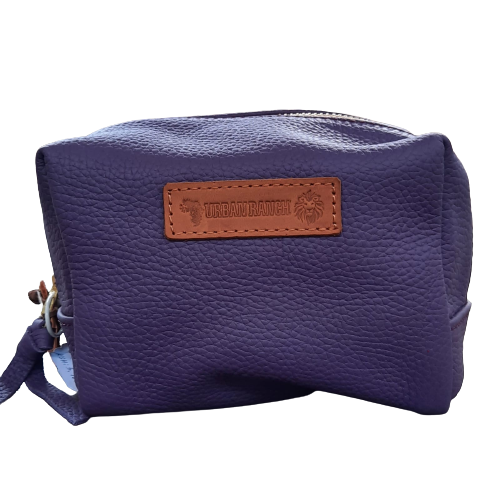 Cosmetic Case - Acai Printed Leather