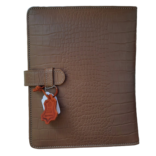 A5 Folder -Brown Croco
