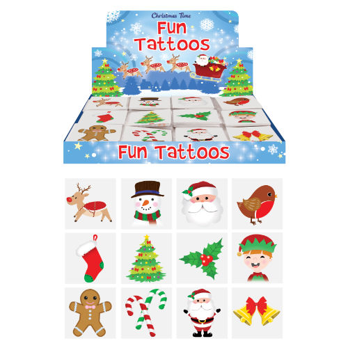 Mini Christmas temporary tattoos