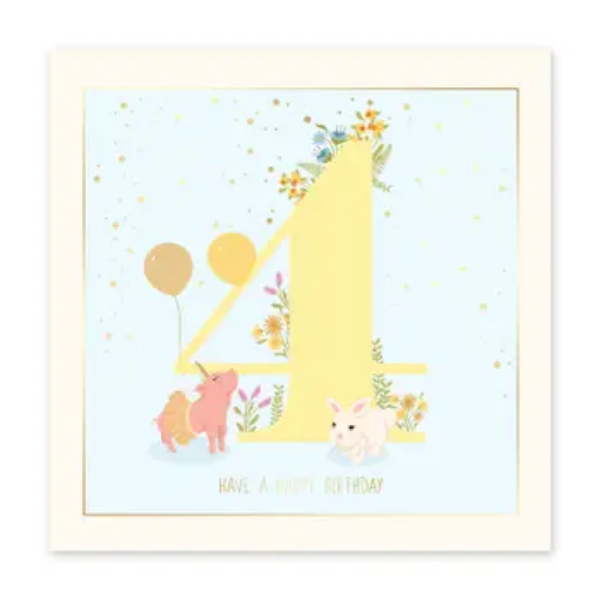 Farmyard Birthday 4 Card/ CE301