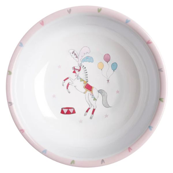 Bowl - Melamine - Childrens -Fairground Ponies