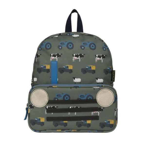 Backpack - Polyester - Shaped - On The Farm Poly