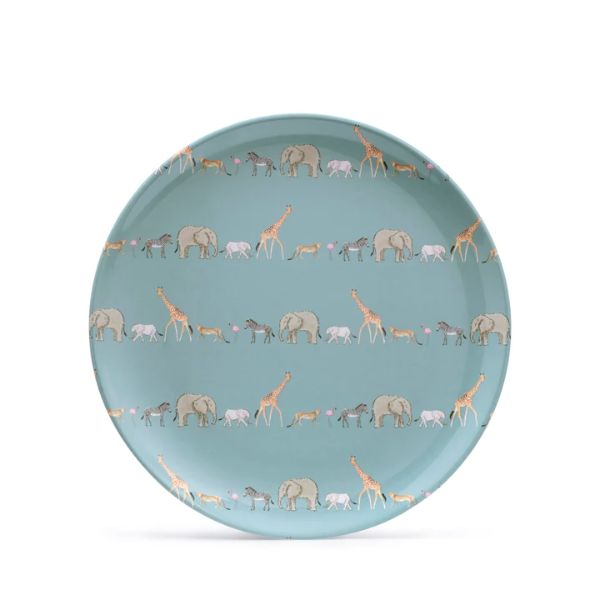 Dinner Plate - Melamine - Adult - Zsl - Animals Of The Savannah