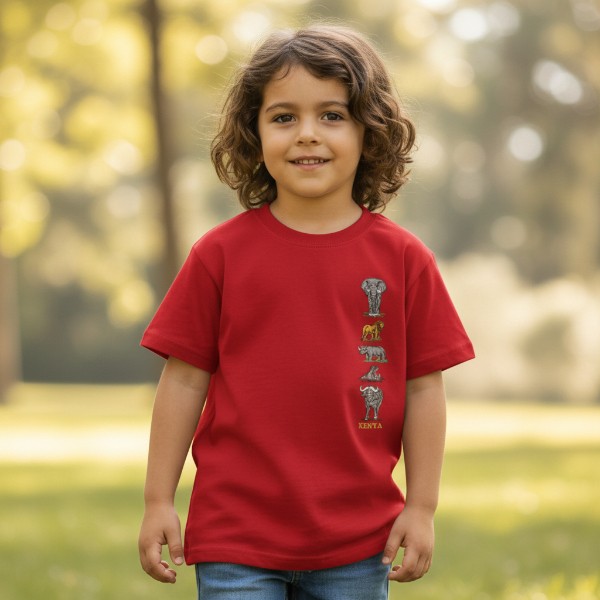Kids Animal Column T-Shirt
