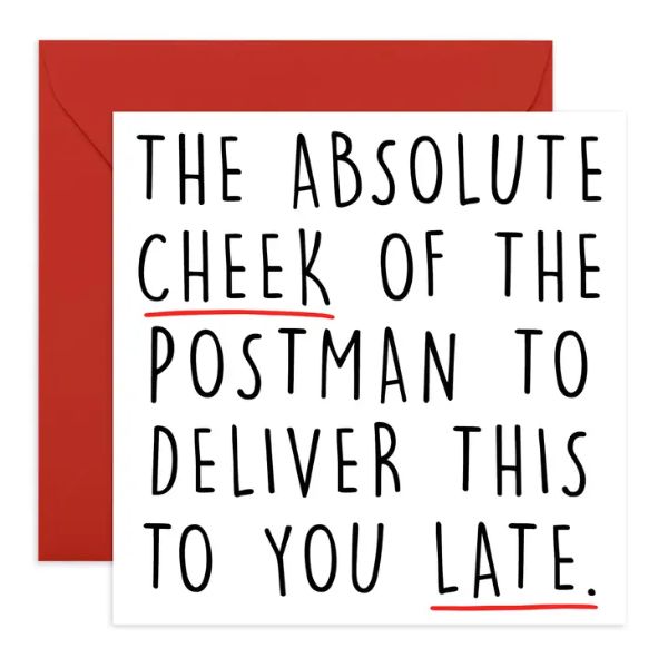 Absolute Cheek of the Postman/CE868