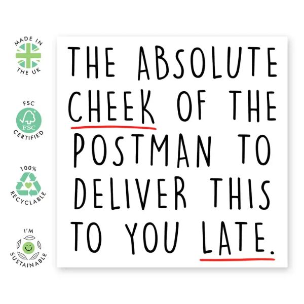 Absolute Cheek of the Postman/CE868 - Image 2