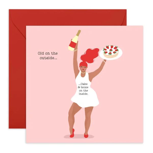 Cake and Booze on the inside Card Langata Link Shops